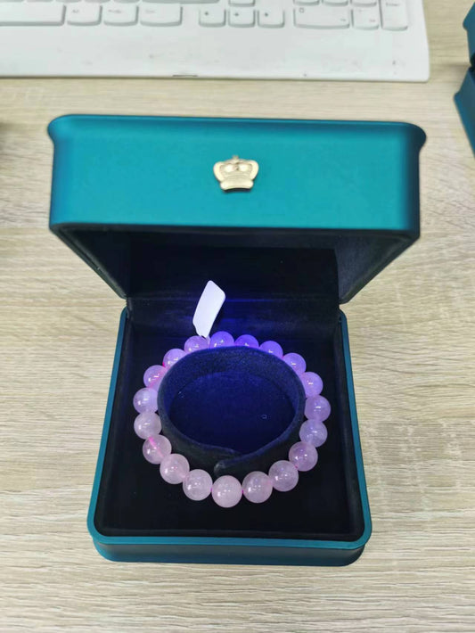 High Quality Rose Quatz Beads crystal Bracelet 10mm